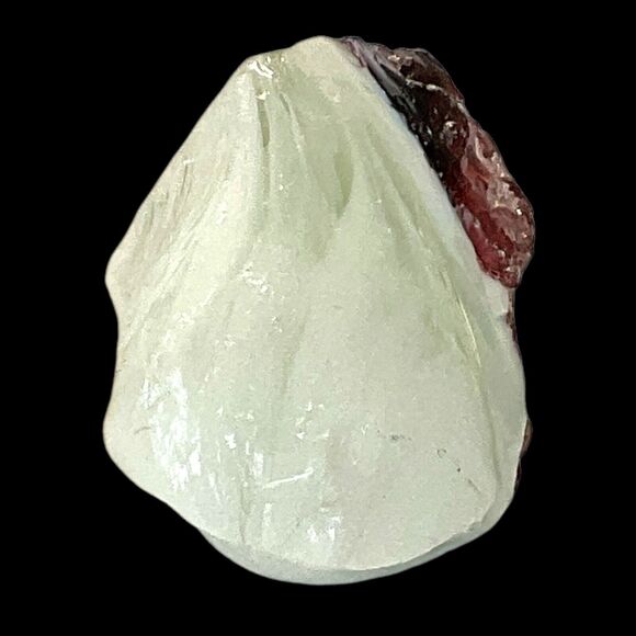 Pink White Layered Art Glass Cullet Glowing Manganese Slag Glass #5GL6 - Picture 5 of 7